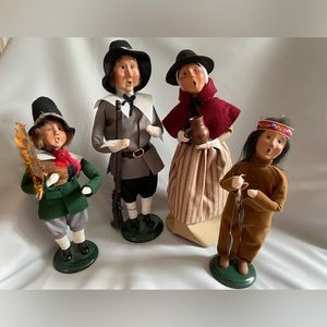 Byers’ Choice Pilgrims and Native American Collection
